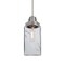 Besa Lighting Blink Cord Pendant, Clear, Satin Nickel Finish, 1x60W Incandescent 1JT-BLINKCL-SN - alternate 1